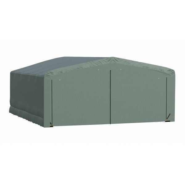 ShelterLogic ShelterTube Wind and Snow-Load Rated Garage, 20 ft. Wide  Green