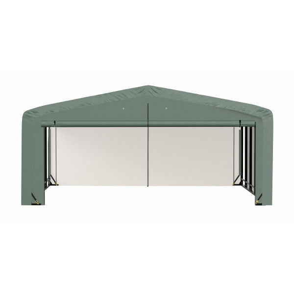 ShelterLogic ShelterTube Wind and Snow-Load Rated Garage, 20 ft. Wide  Green