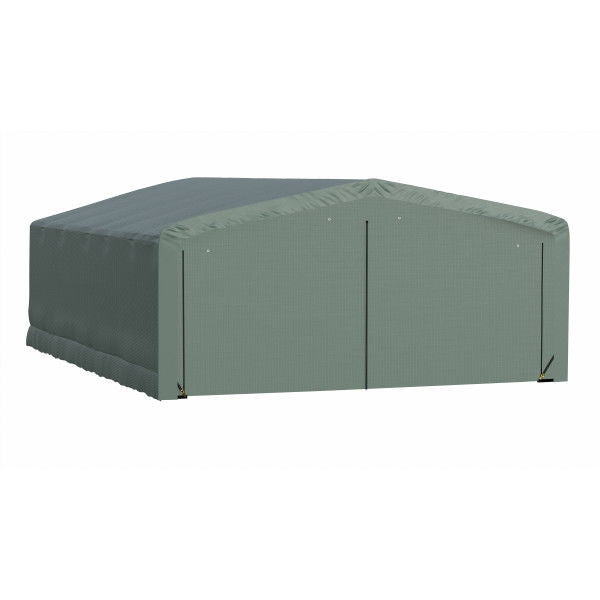 ShelterLogic ShelterTube Wind and Snow-Load Rated Garage, 20 ft. Wide  Green