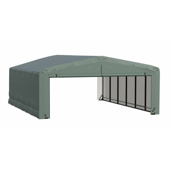 ShelterLogic ShelterTube Wind and Snow-Load Rated Garage, 20 ft. Wide  Green