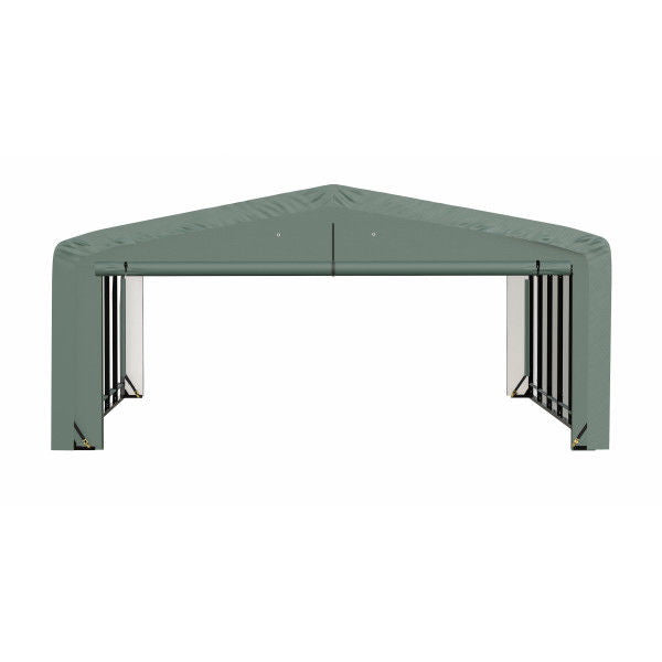 ShelterLogic ShelterTube Wind and Snow-Load Rated Garage, 20 ft. Wide  Green