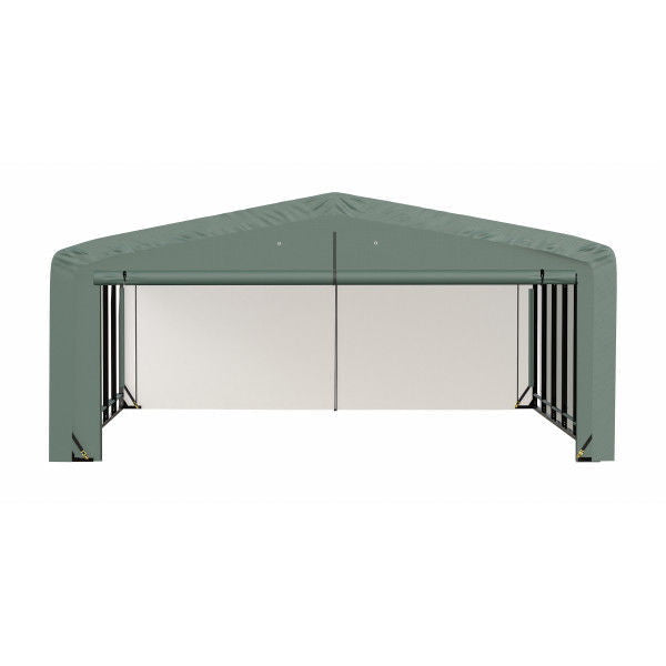 ShelterLogic ShelterTube Wind and Snow-Load Rated Garage, 20 ft. Wide  Green