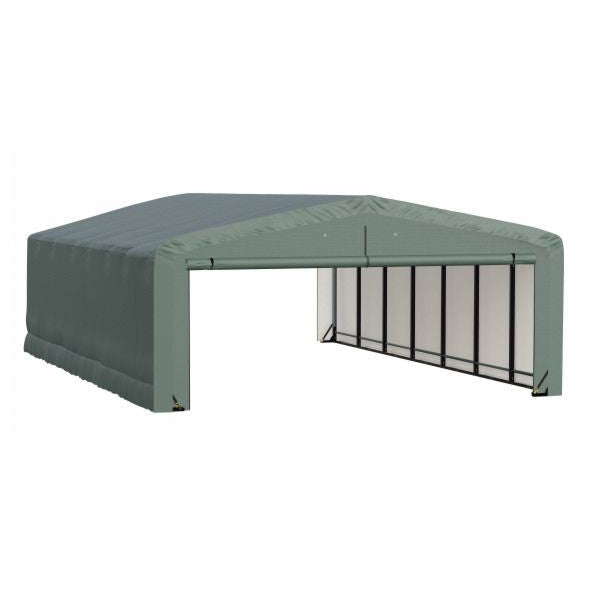 ShelterLogic ShelterTube Wind and Snow-Load Rated Garage, 20 ft. Wide  Green
