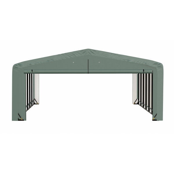 ShelterLogic ShelterTube Wind and Snow-Load Rated Garage, 20 ft. Wide  Green