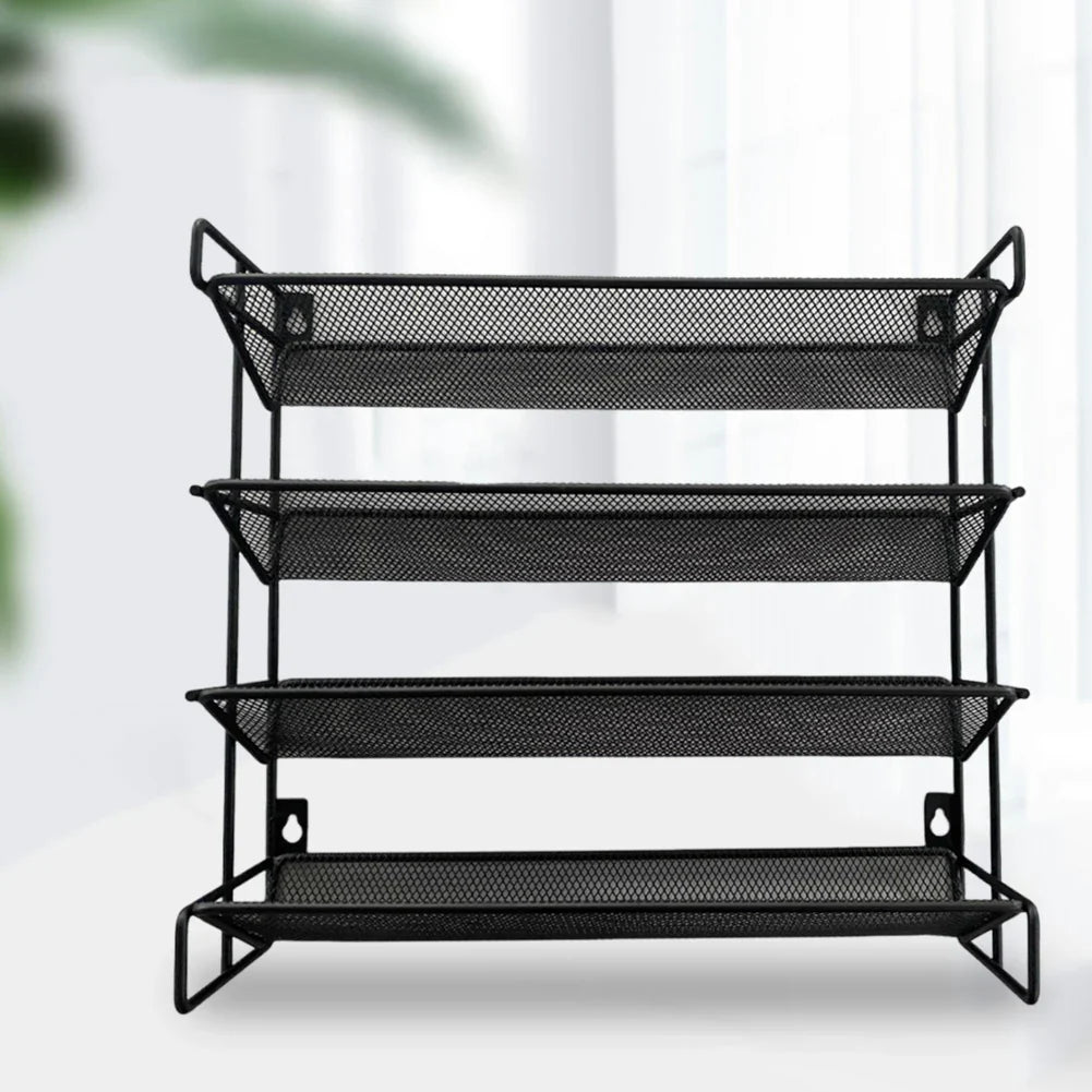 SpiceMaster™ 4-Tier Wall-Mounted Spice Rack