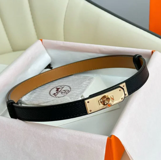 hm kelly belt 18mm black epsom leather