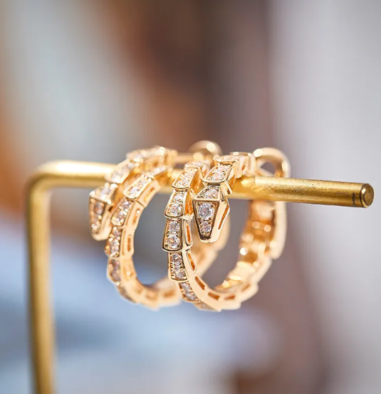 SERPENTI EARRINGS DIAMOND