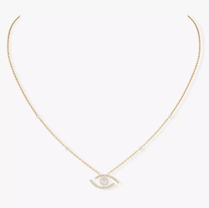 LUCKY EYE PAVED NECKLACE DIAMOND