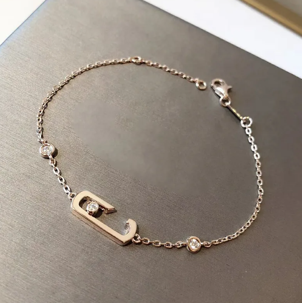 MOVE UNO OPEN DIAMOND BRACELET