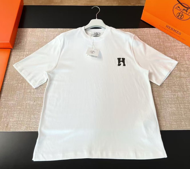 Hermes 2026 "H Cheval" T-shirt Cotton