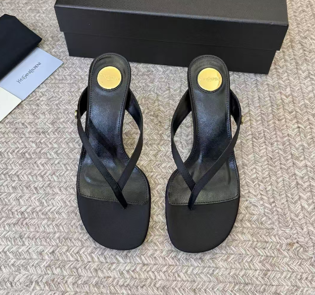 YSL 2026 Sue Thong Mule 80mm Leather