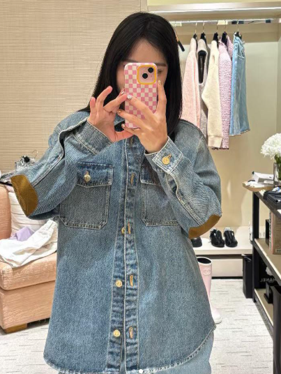 Chanel 2026 Denim Shirt Blue Cotton