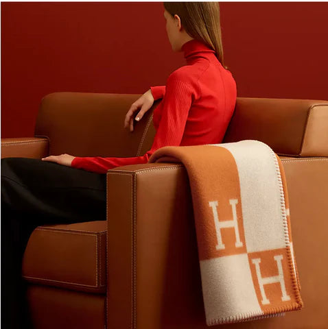 Hermes Avalon Blanket Wool Cashmere