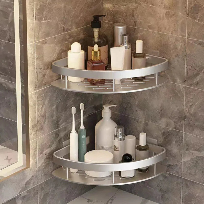 Wall-Mounted Suction Bathroom Rack