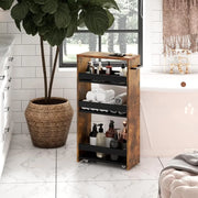 4 Tier Slim Rolling Storage Cart