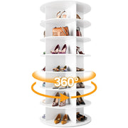 Rotating Shoe Rack Tower