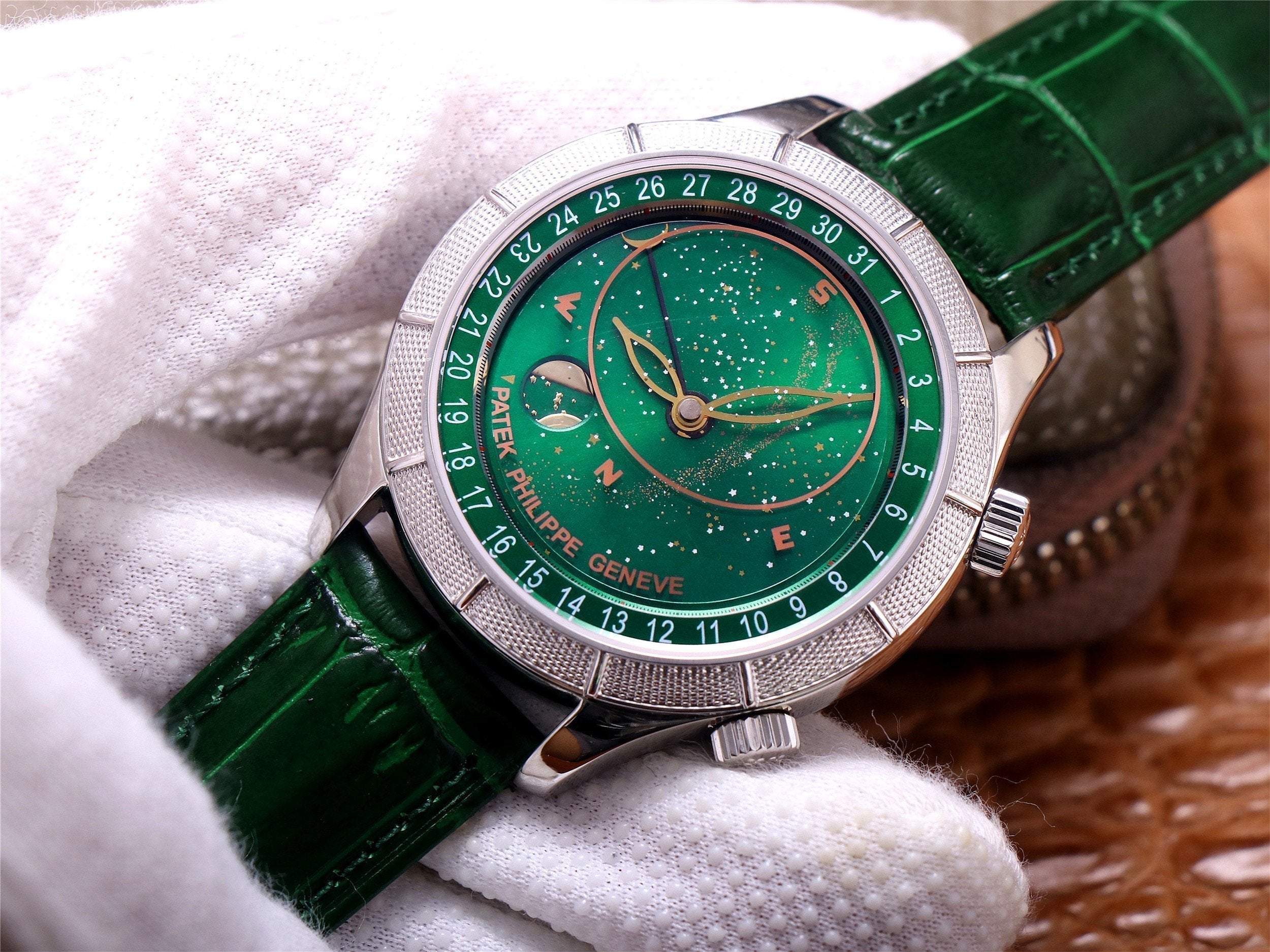PATEK CELESTIAL GRAND COMPLICATIONS STEEL GREEN DIAL