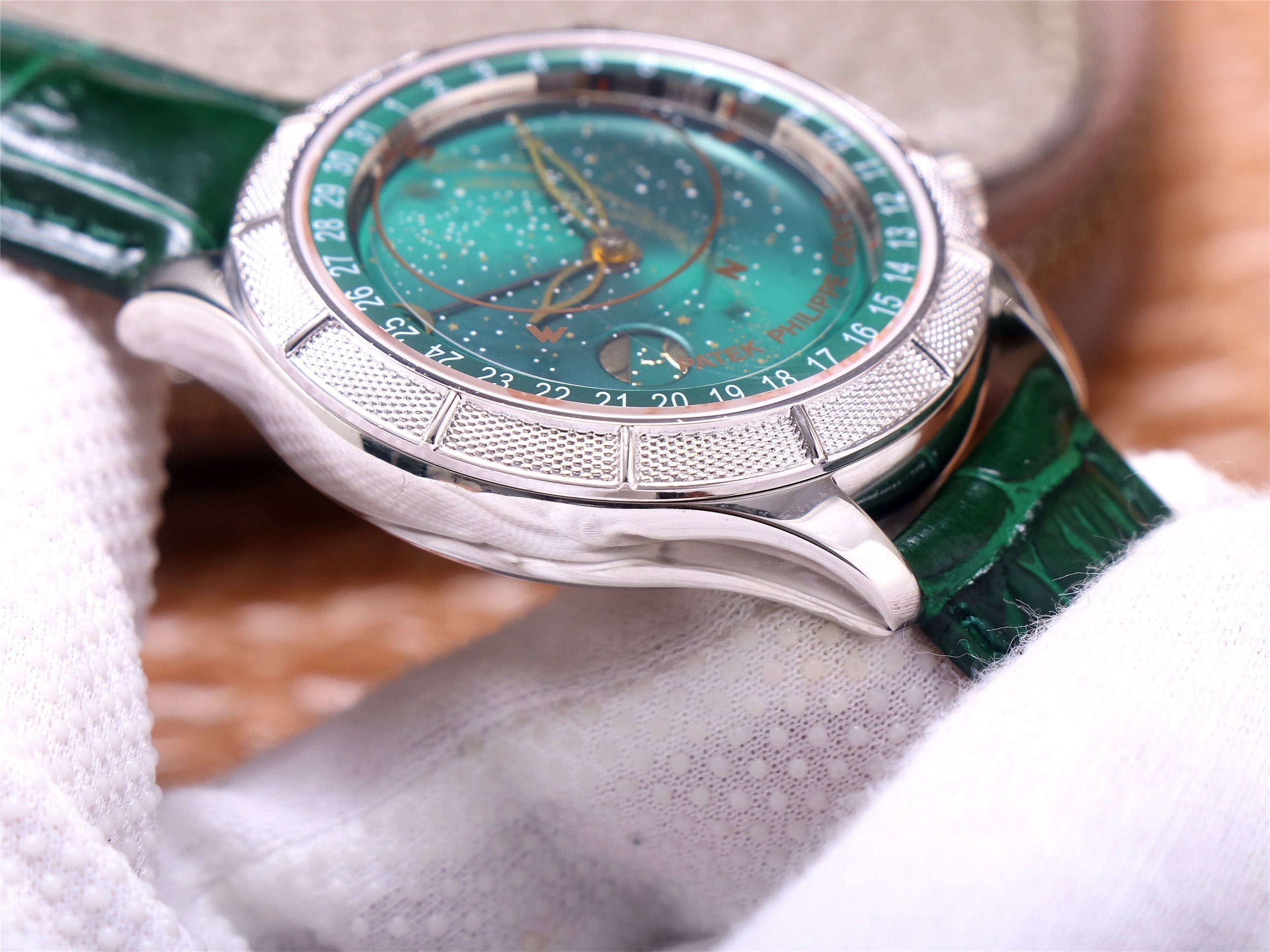 PATEK CELESTIAL GRAND COMPLICATIONS STEEL GREEN DIAL