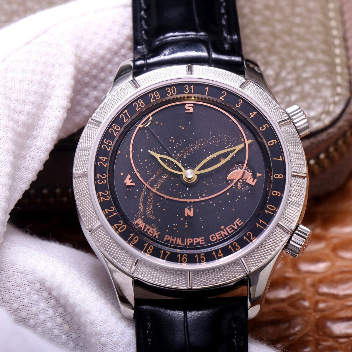 PATEK CELESTIAL GRAND COMPLICATIONS STEEL BLACK DIAL