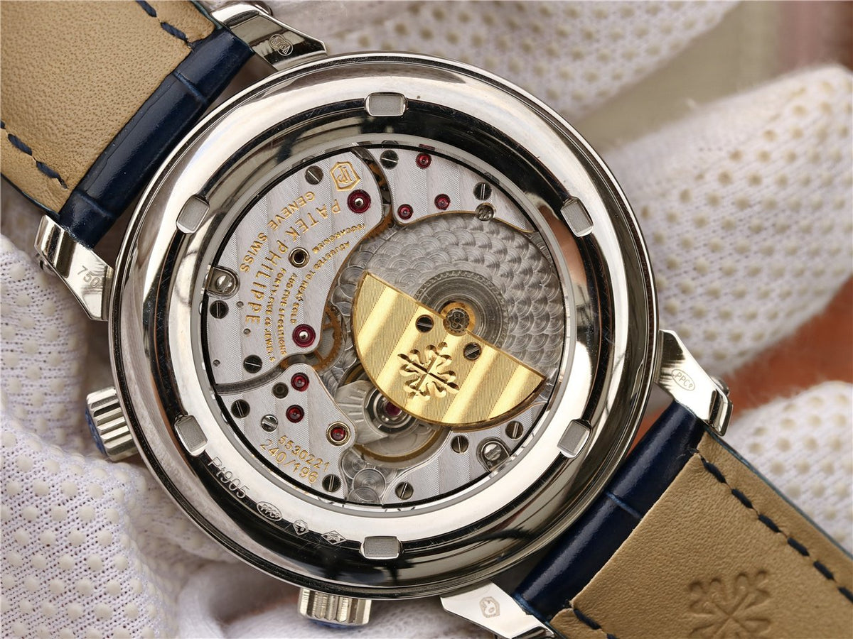PATEK CELESTIAL SKY MOON WHITE GOLD 43MM BLUE DIAL