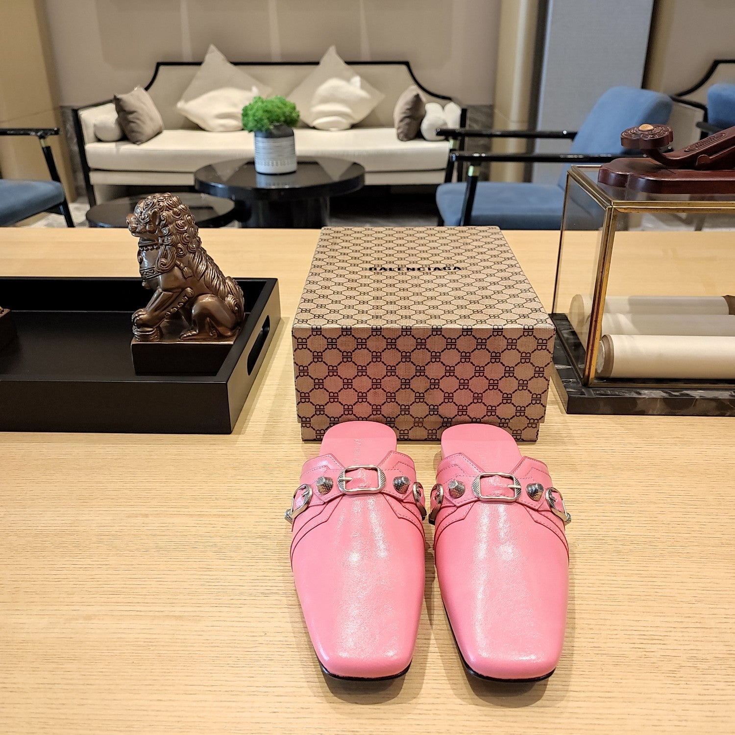 Balenciaga 26s Mules 25 Sheepskin