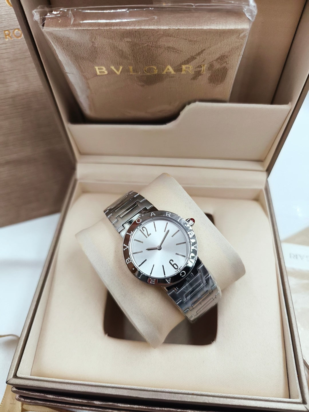 BVLGARI 33mm Sliver Case Steel
