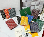 Goyard 2026 Saint-Marc Card Holder 10.7cm Cowhide Canvas 138404
