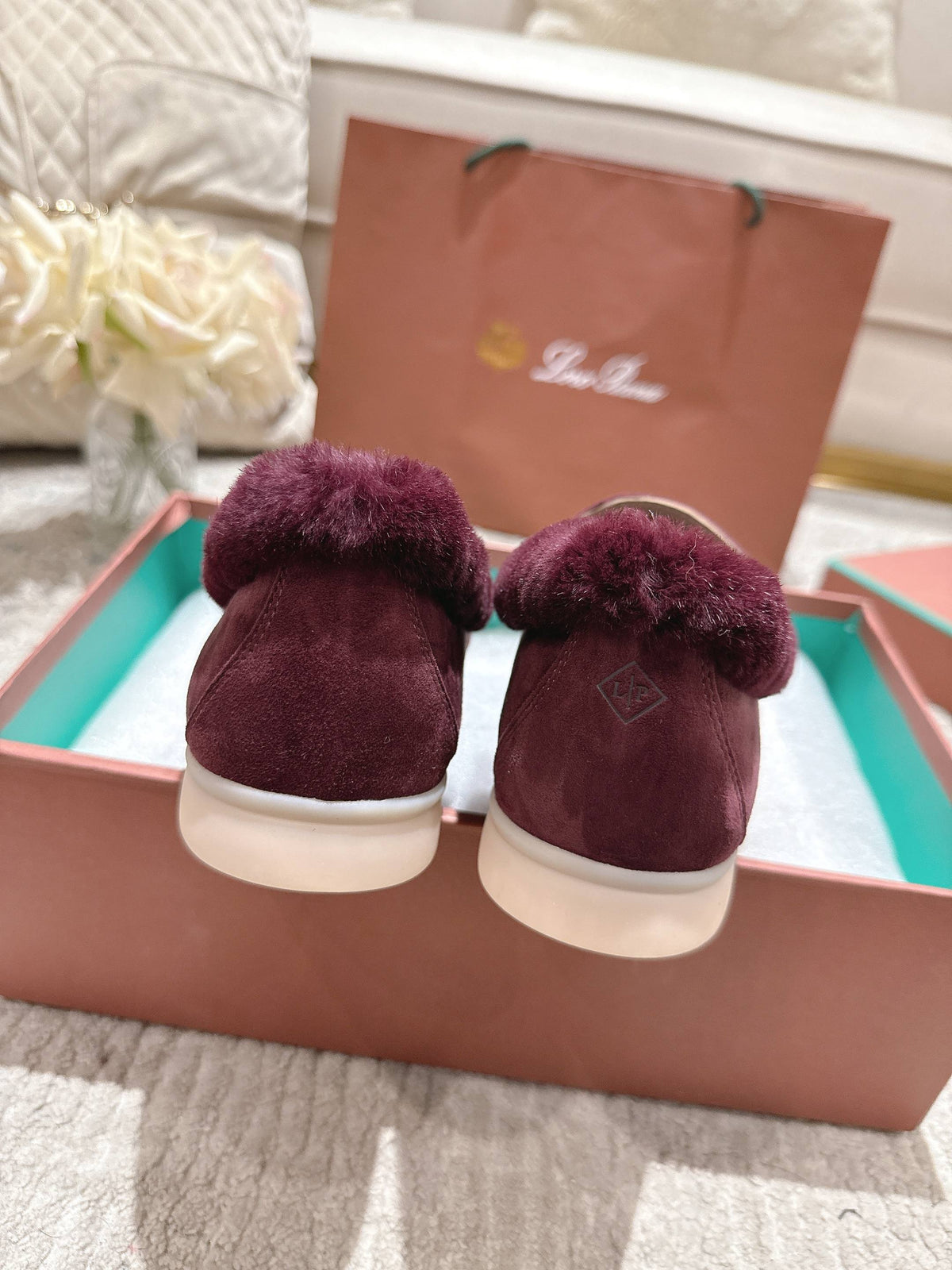 Loro Piana 2026 Summer Charms Walk Loafers Suede Wool