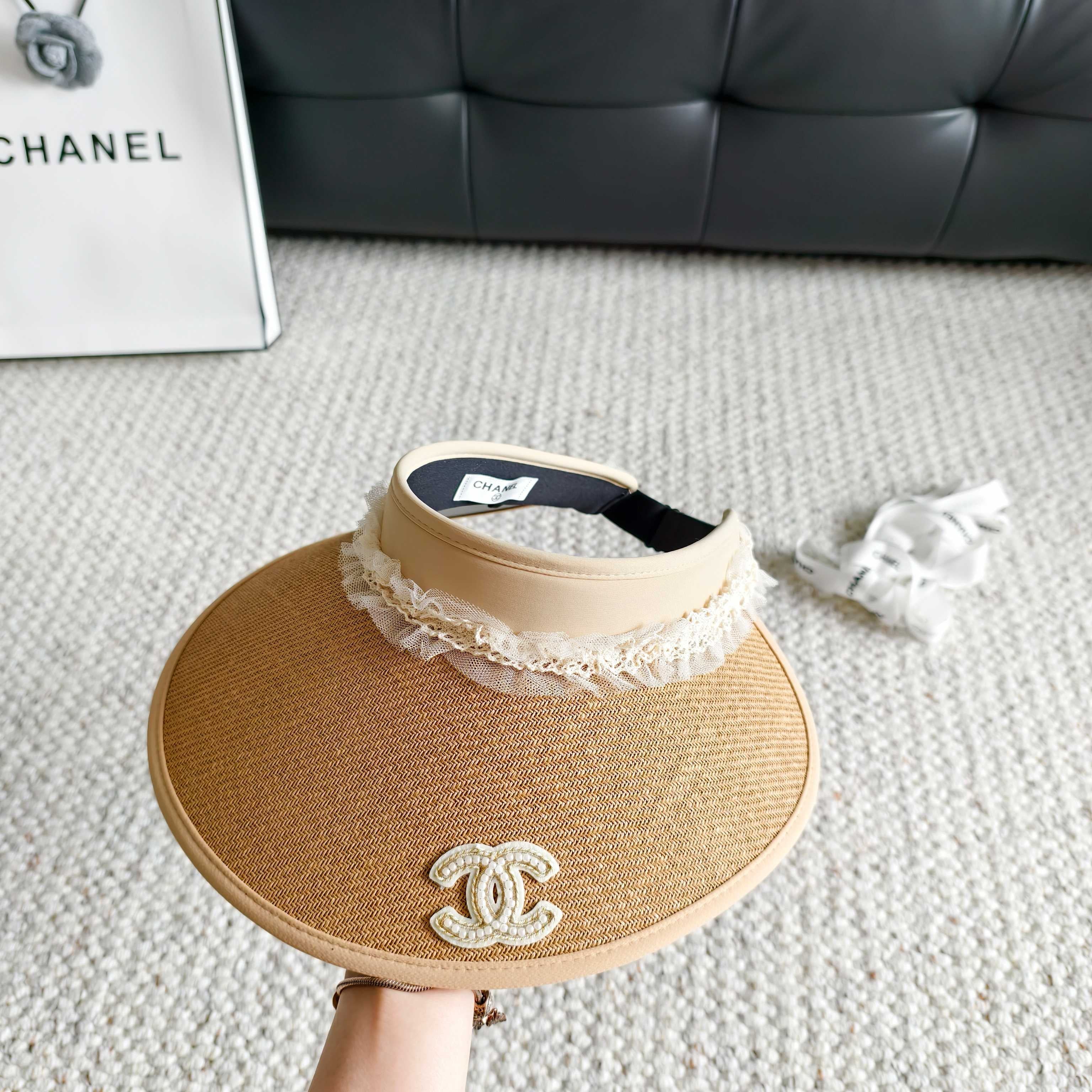 Chanel Lace Visor Hat 299888