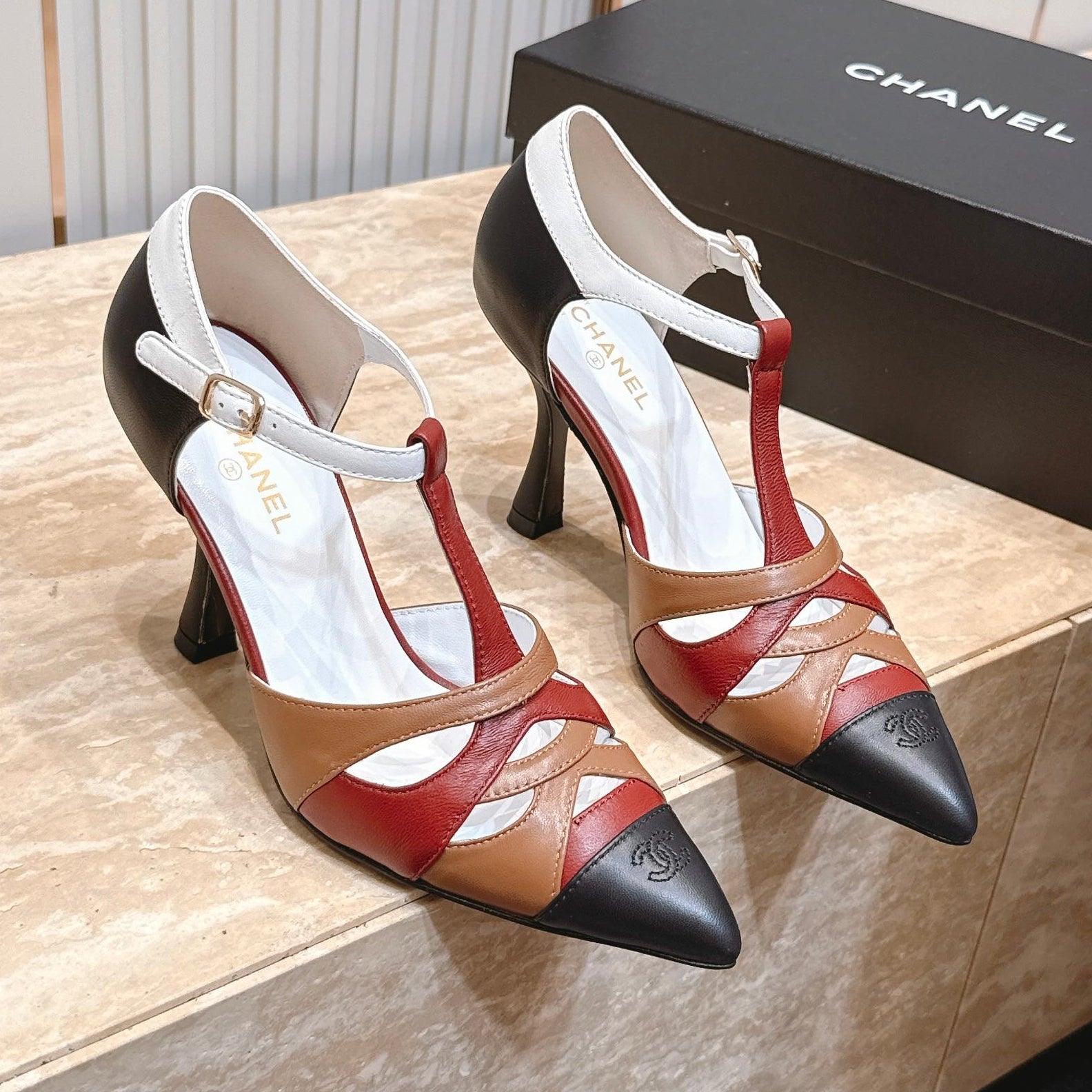 Channel 2026 Slingback Pump 90mm Calfskin 898934