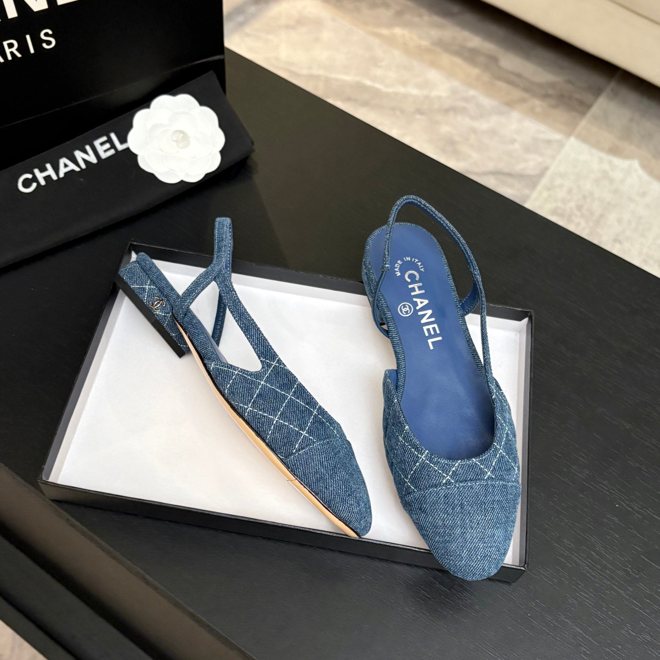 Chanel 2026 Shoe Denim Suede Sheepskin 958004
