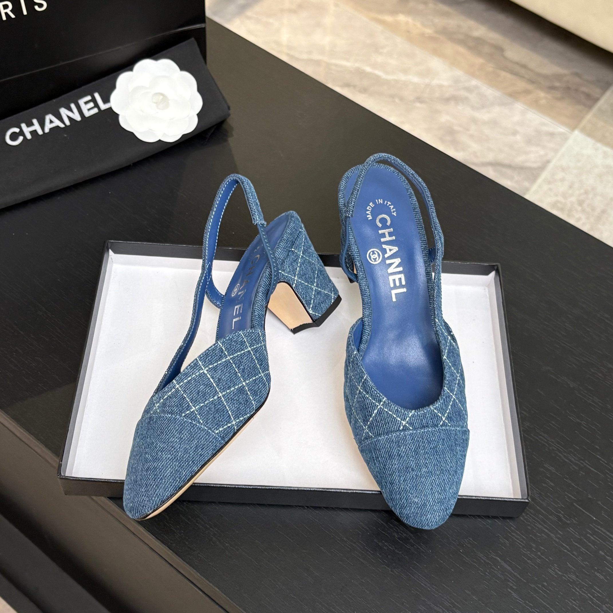 Chanel 2026 Shoe Denim Suede Sheepskin 958004