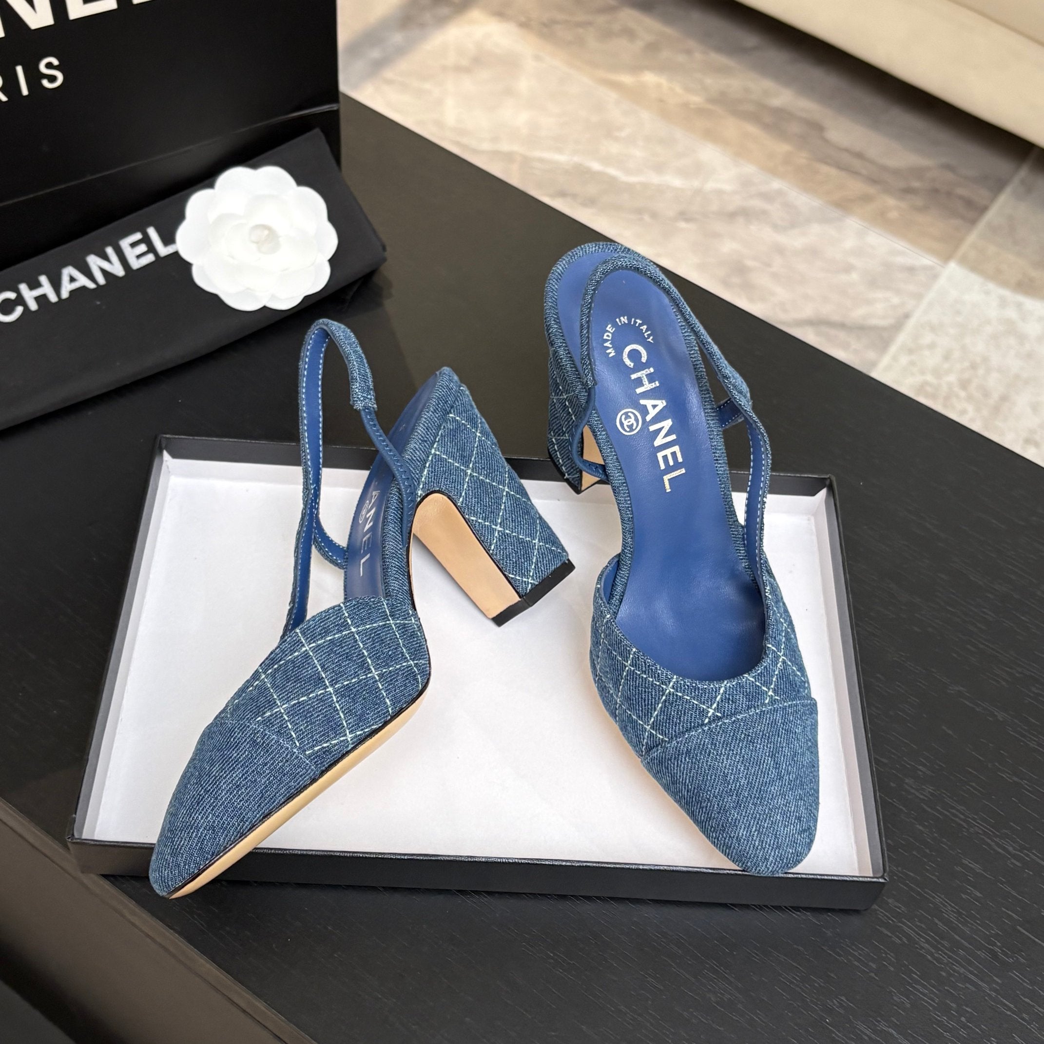 Chanel 2026 Shoe Denim Suede Sheepskin 958004