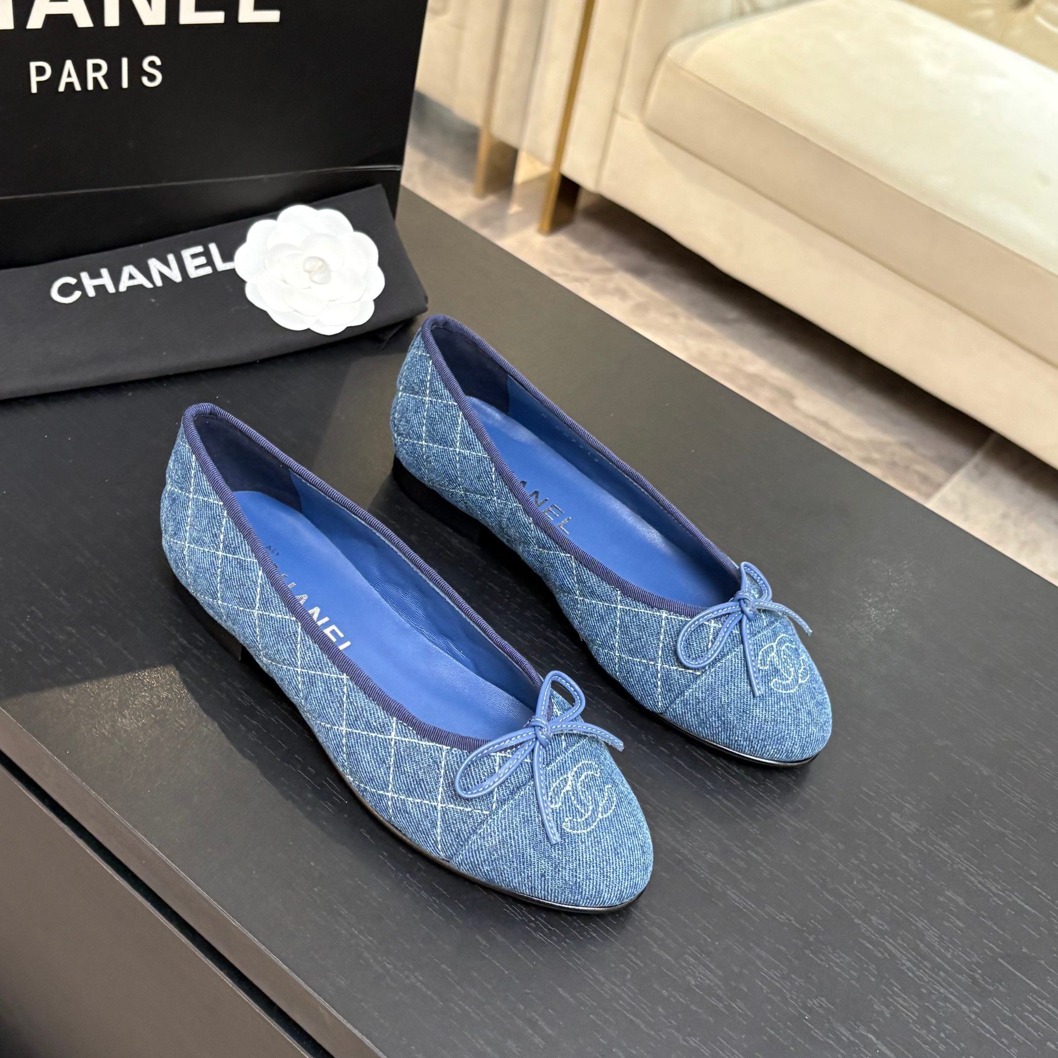 Chanel 2026 Shoe Denim Suede Sheepskin 958004