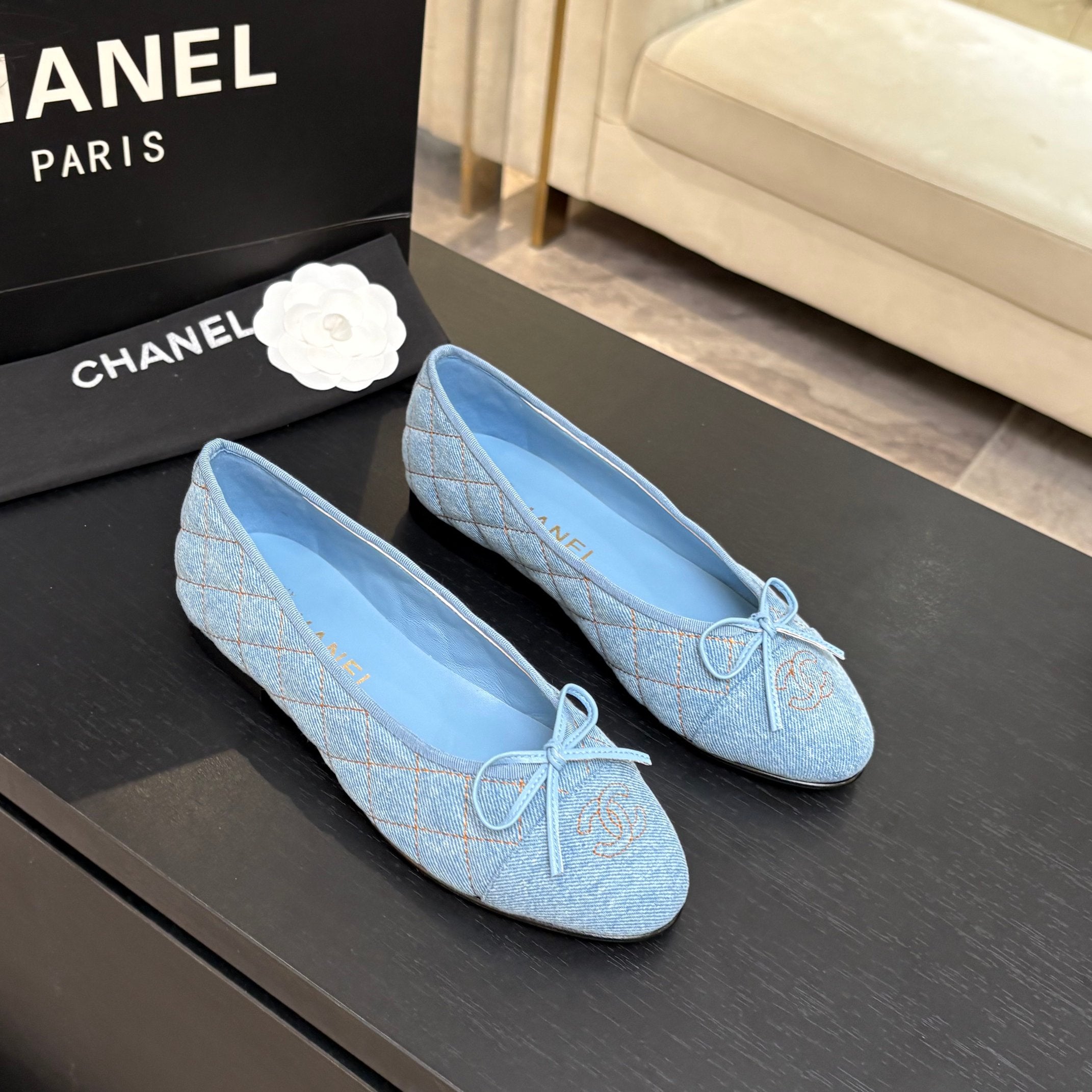 Chanel 2026 Shoe Denim Suede Sheepskin 958004