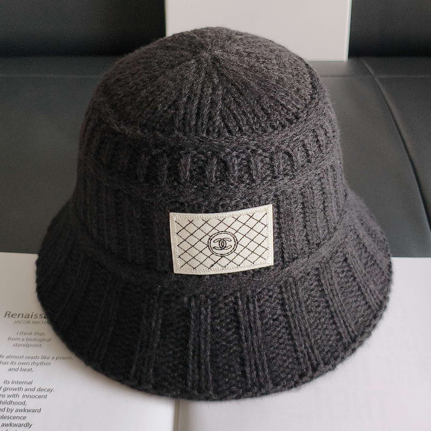 Chanel Knitted Bucket Hat 454077