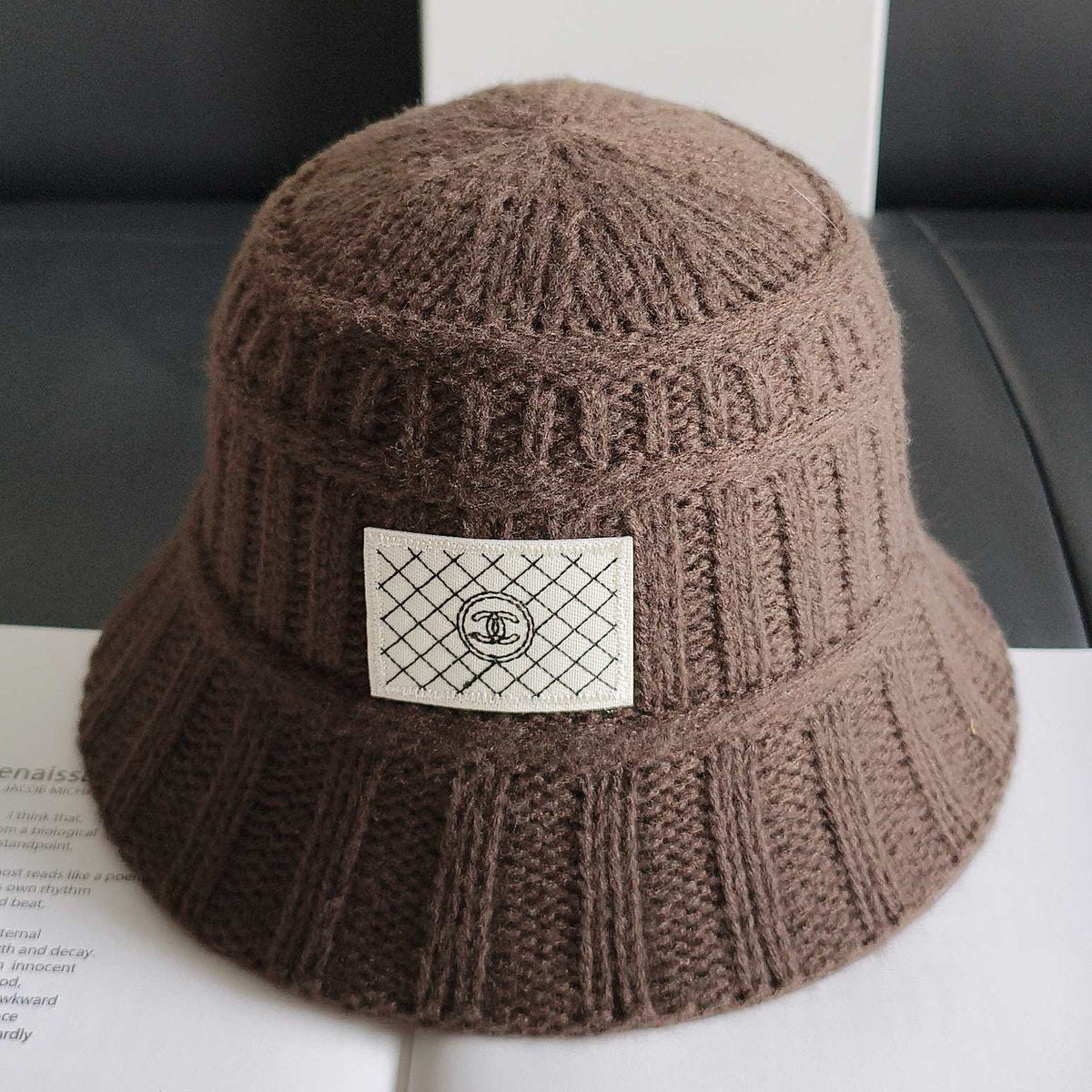 Chanel Knitted Bucket Hat 454077