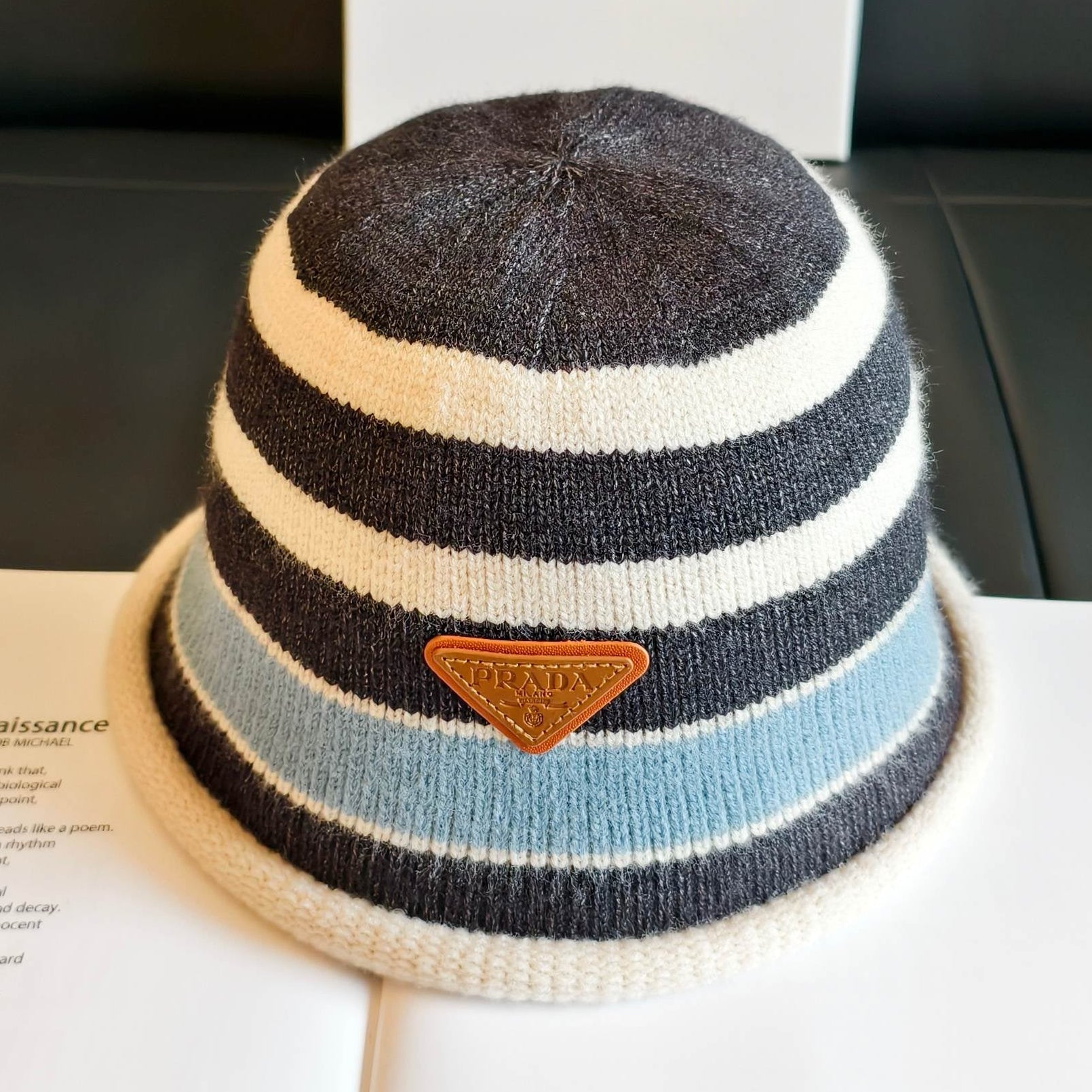 Prada Knit Bucket Hat 454084