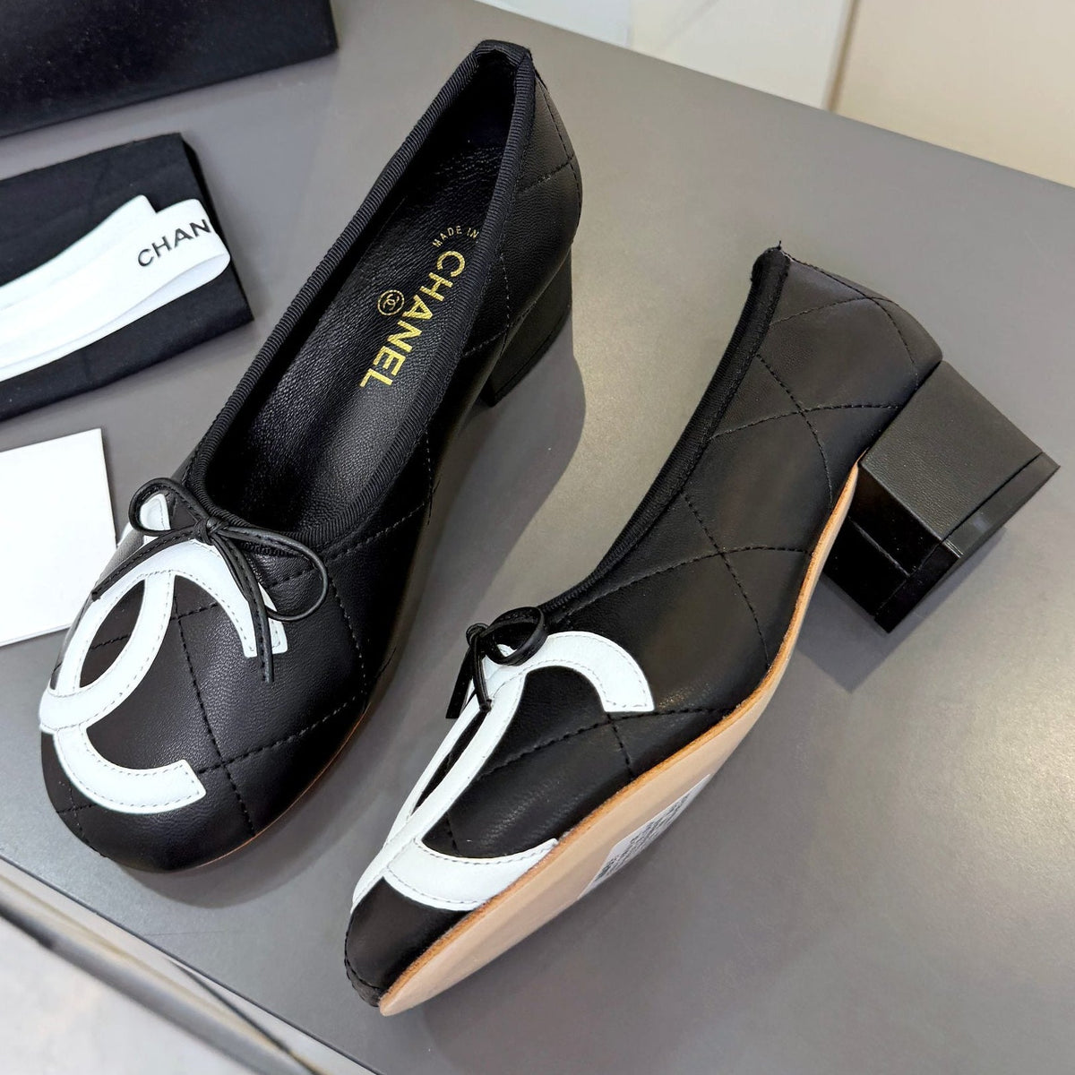 Chanel 2026 Cambon Pumps 45mm Leather 124850