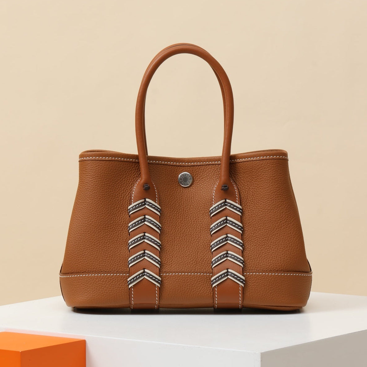 High-end Hermes 2026 Neo Garden Bag 23cm Togo Leather
