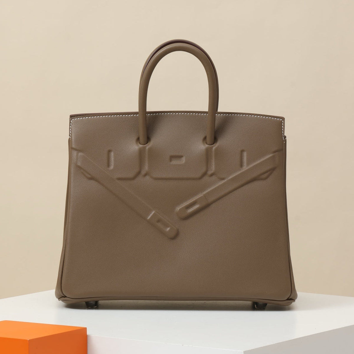 High-end Hermes 2026 Shadow Birkin 25cm Swift Leather