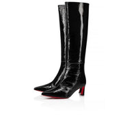 CL Condorocombo Botta 55 Mm Boots Vog Patent Leather Black
