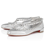 CL Pilouta Jane Spikes Ballerinas Specchio Leather Silver