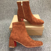 CL Turela Ankle Boots Veau Velours Brown