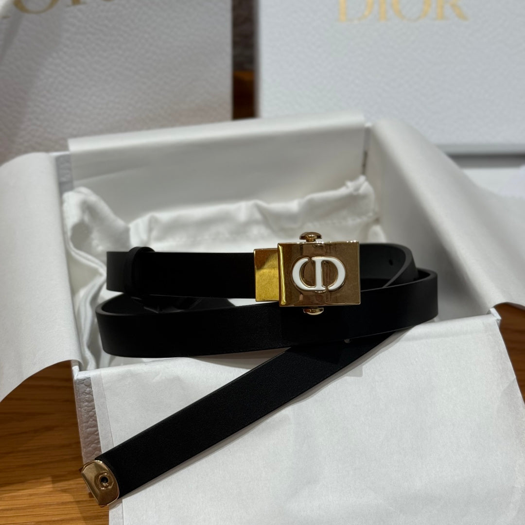 Dior 2026 Montaigne Treasure Belt 20mm Smooth Calfskin
