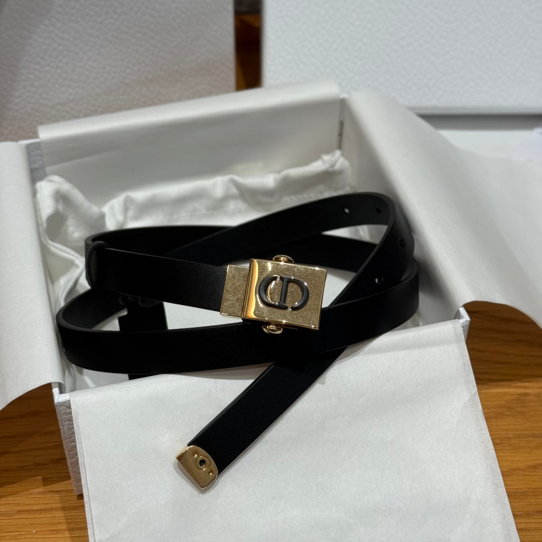 Dior 2026 Montaigne Treasure Belt 20mm Smooth Calfskin