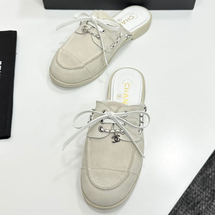Chanel 2026 Slip-On Mule Suede Cowhide 985753