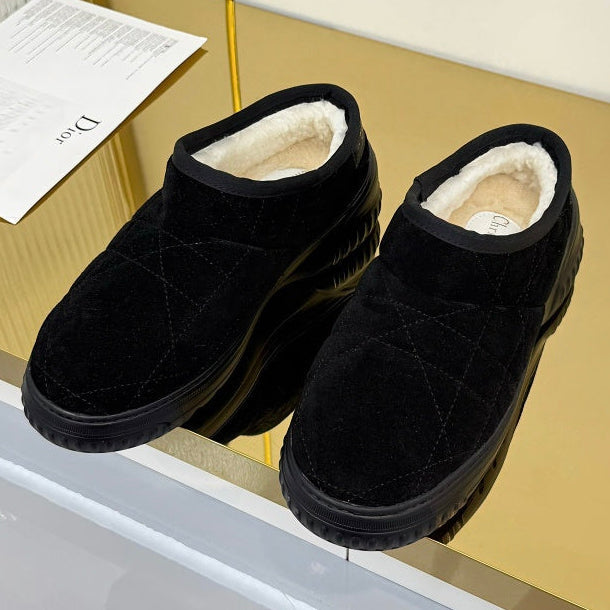 Dior 2026 Frost Low Ankle Boots Suede Wool 141001