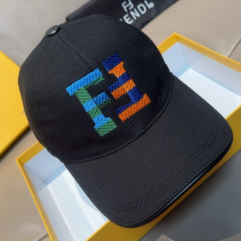 Fendi Canvas Baseball Cap Hat 454087