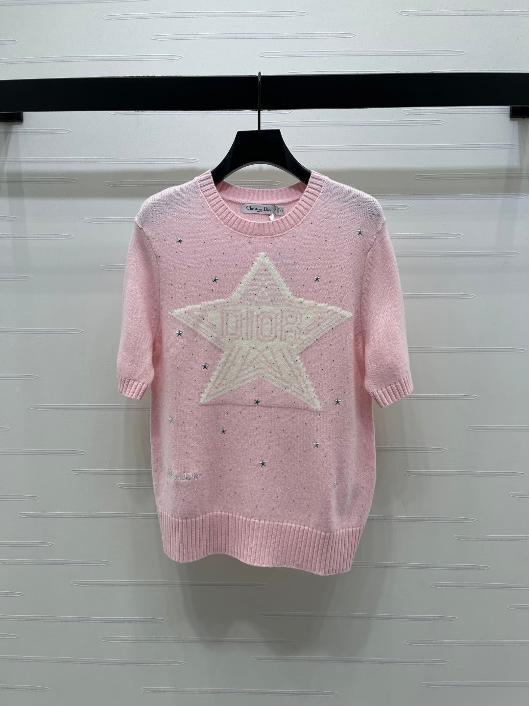 Dior 2026 Logo Star Short-Sleeve Shirt Wool